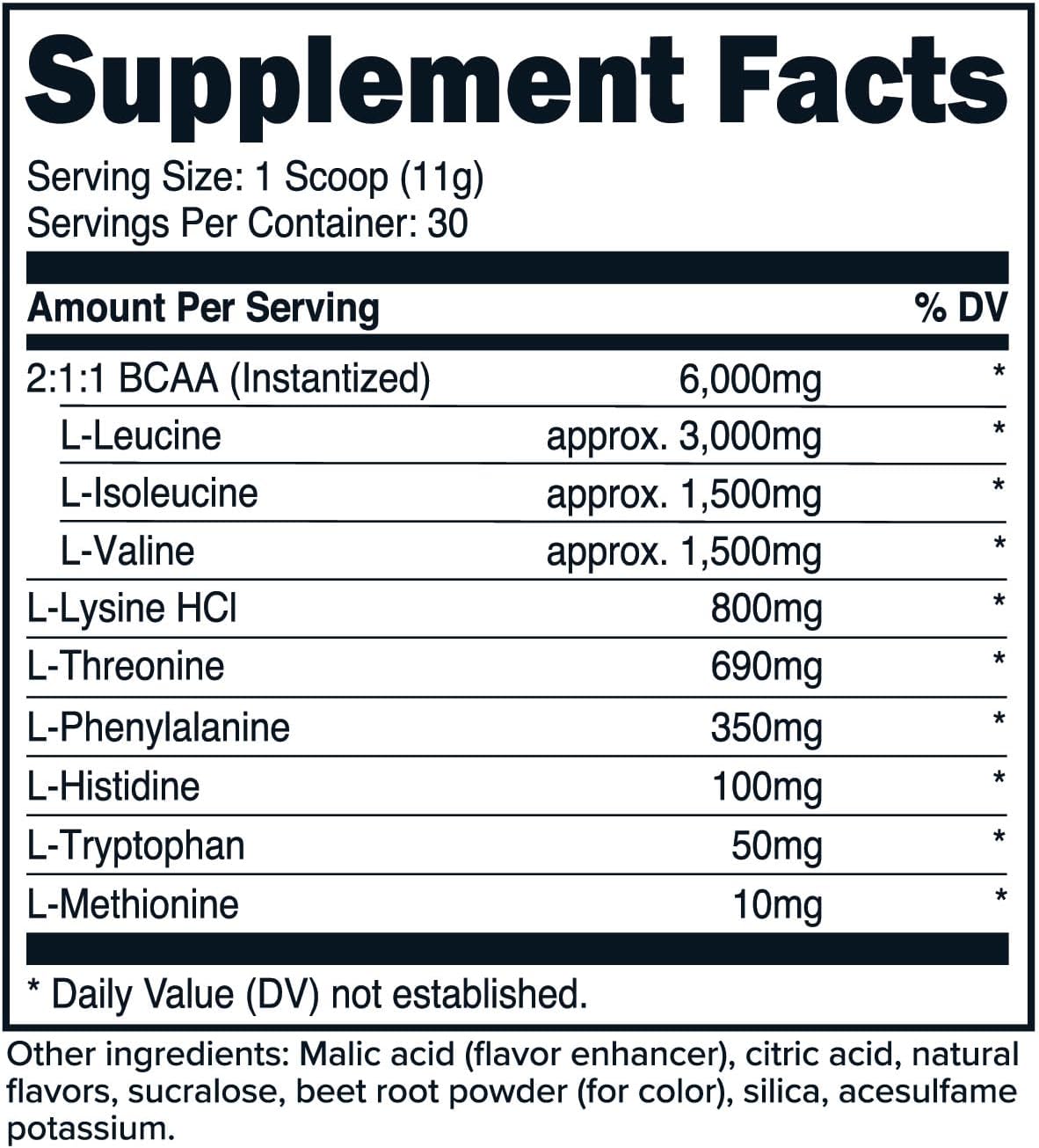 Primaforce EAA Powder - Fruit Punch Flavor | Essential Amino Acids for Workout Recovery (30 Servings, Non-GMO, Gluten Free)