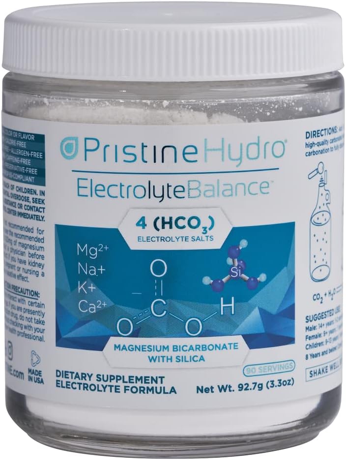 PristineHydro® Magnesium Electrolyte Powder: Replenish Nutrients for Optimal Performance (90 Servings)