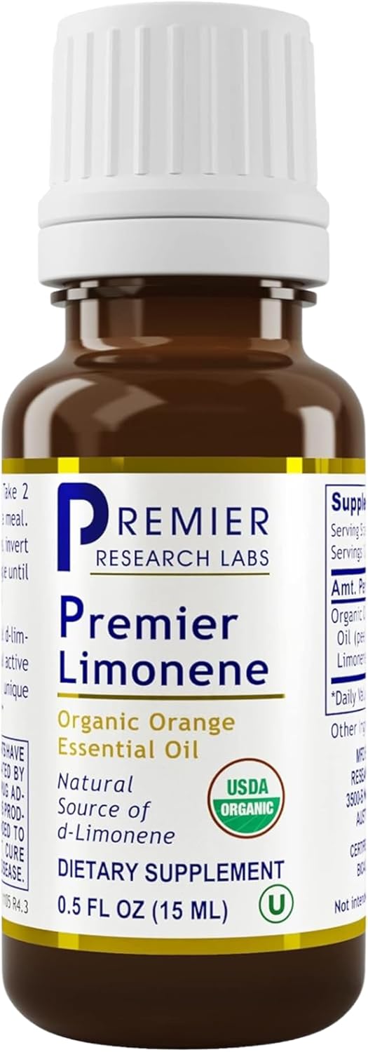 PRL Limonene Essential Oil Orange 0.5 fl oz - Supports Cellular Health - Detox Properties - Highly Bioavailable - Cleanser - 300 Servings