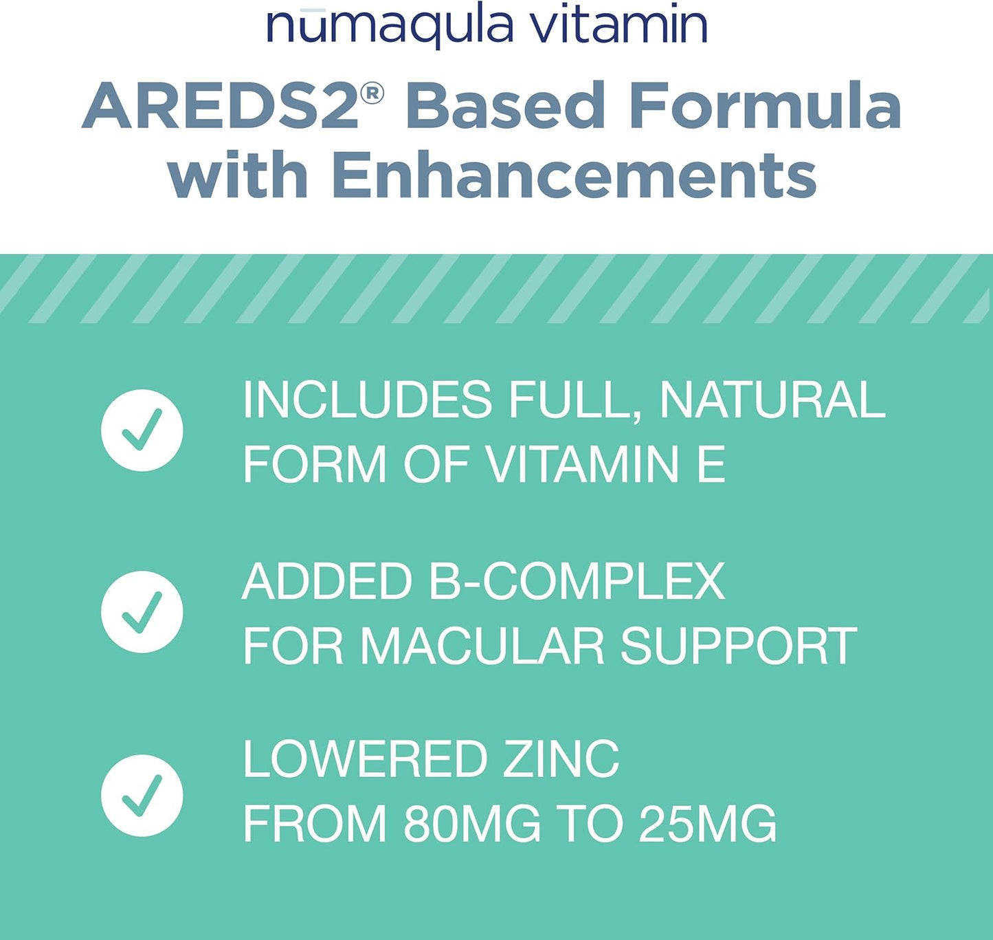 PRN nūmaqula Vitamin: Advanced Macular Support with Lutein, Zeaxanthin, B Complex, and Vitamin E - 1 Month Supply