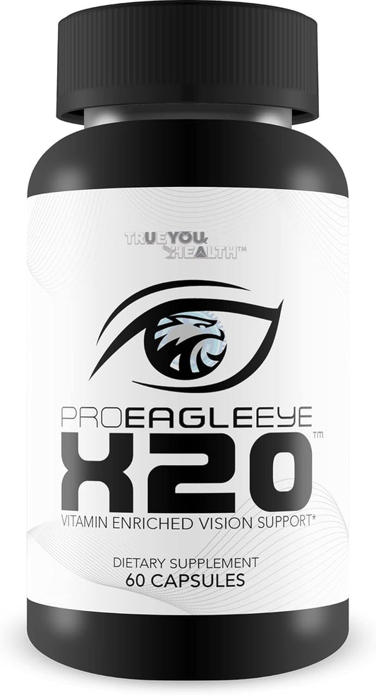 Pro EagleEye x20 - Vision Support with Vitamins & Minerals for Eye Health - Enhance Eye Sight with Multi-Vitamin Supplement