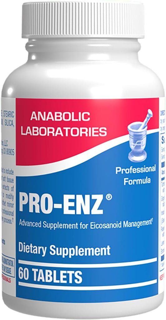Pro ENZ Joint Support Supplement with Turmeric & Boswellia for Joint Mobility & Comfort - Clinical Formula with Proteolytic Enzymes - 60 Servings