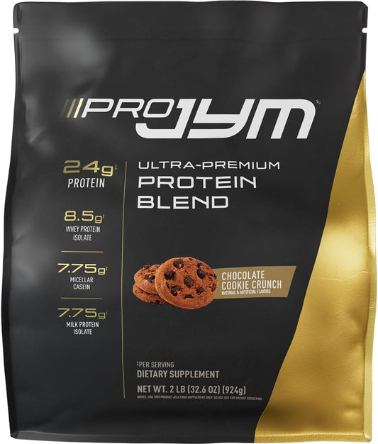 Pro JYM Chocolate Cookie Crunch Protein Powder - Whey Isolates, Casein, & Milk Protein, Lean Muscle Building, 22 Servings