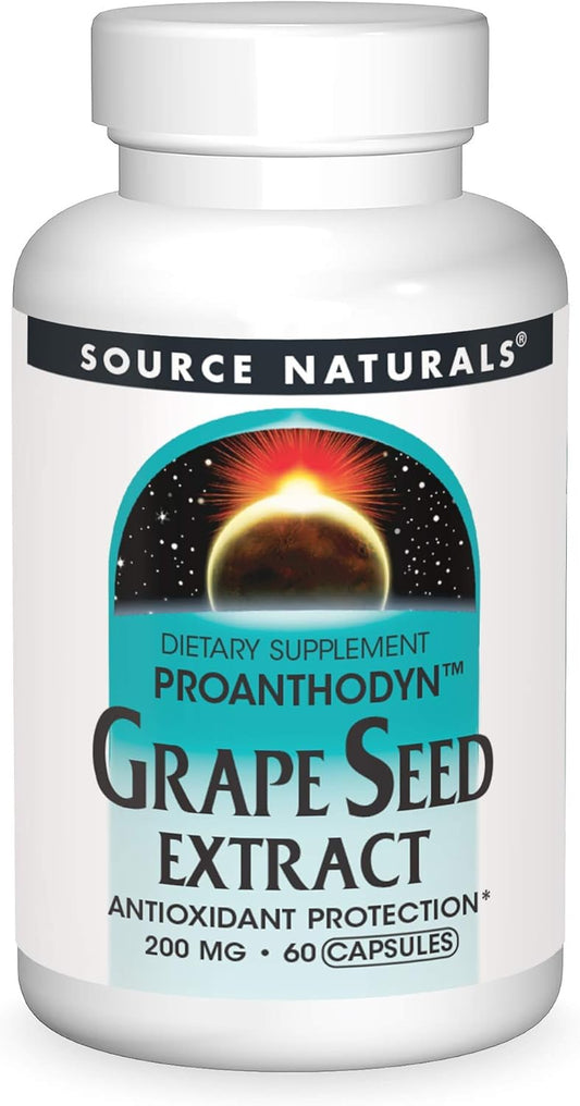 Proanthodyn Grape Seed Extract Capsules - 200mg, Antioxidant Support for Healthy Aging Brain - 60 Count