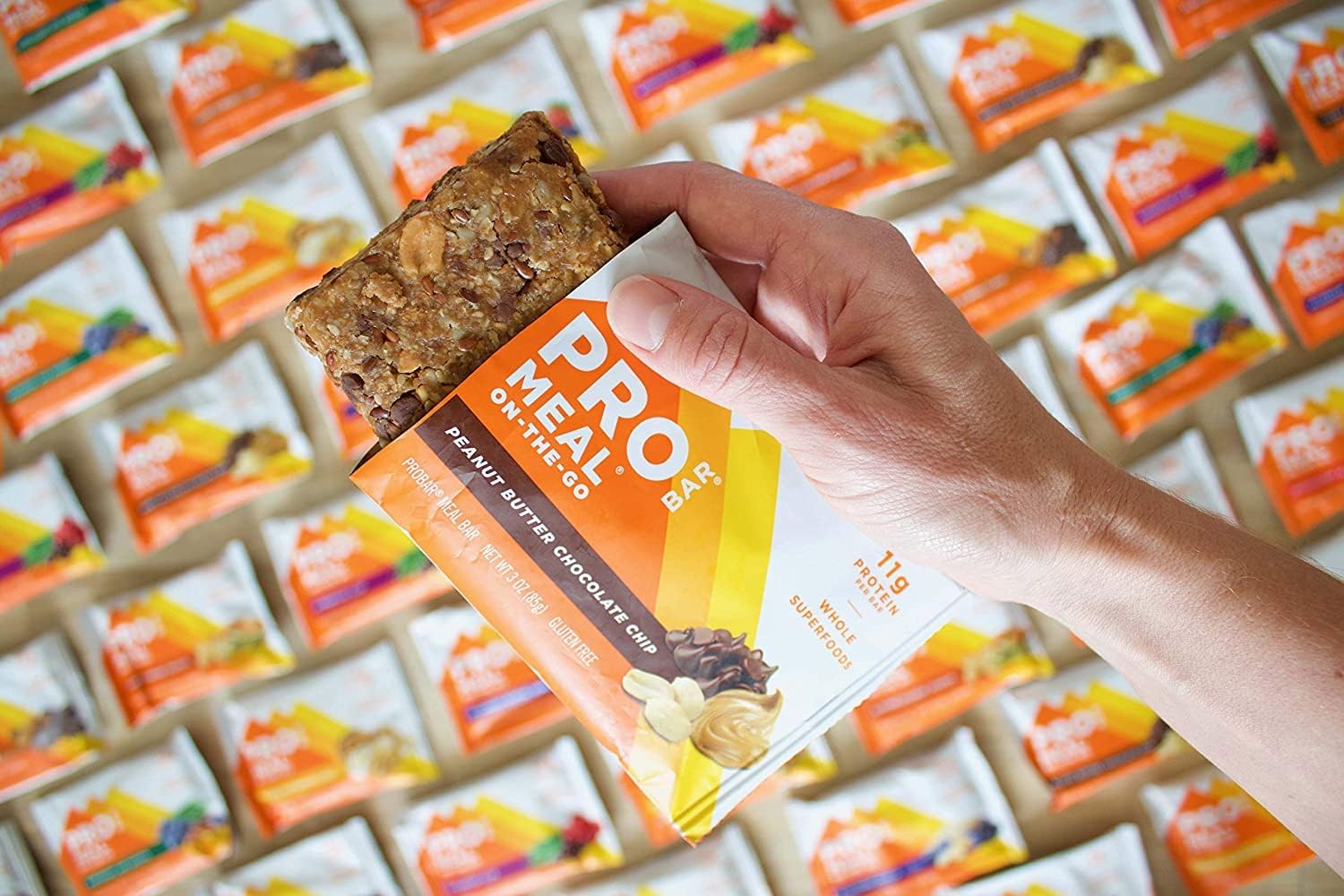 PROBAR Meal Bar 12 Flavor Variety Pack - Natural Energy, Non-GMO, Gluten-Free, Plant-Based Ingredients - 3 oz (Pack of 12)