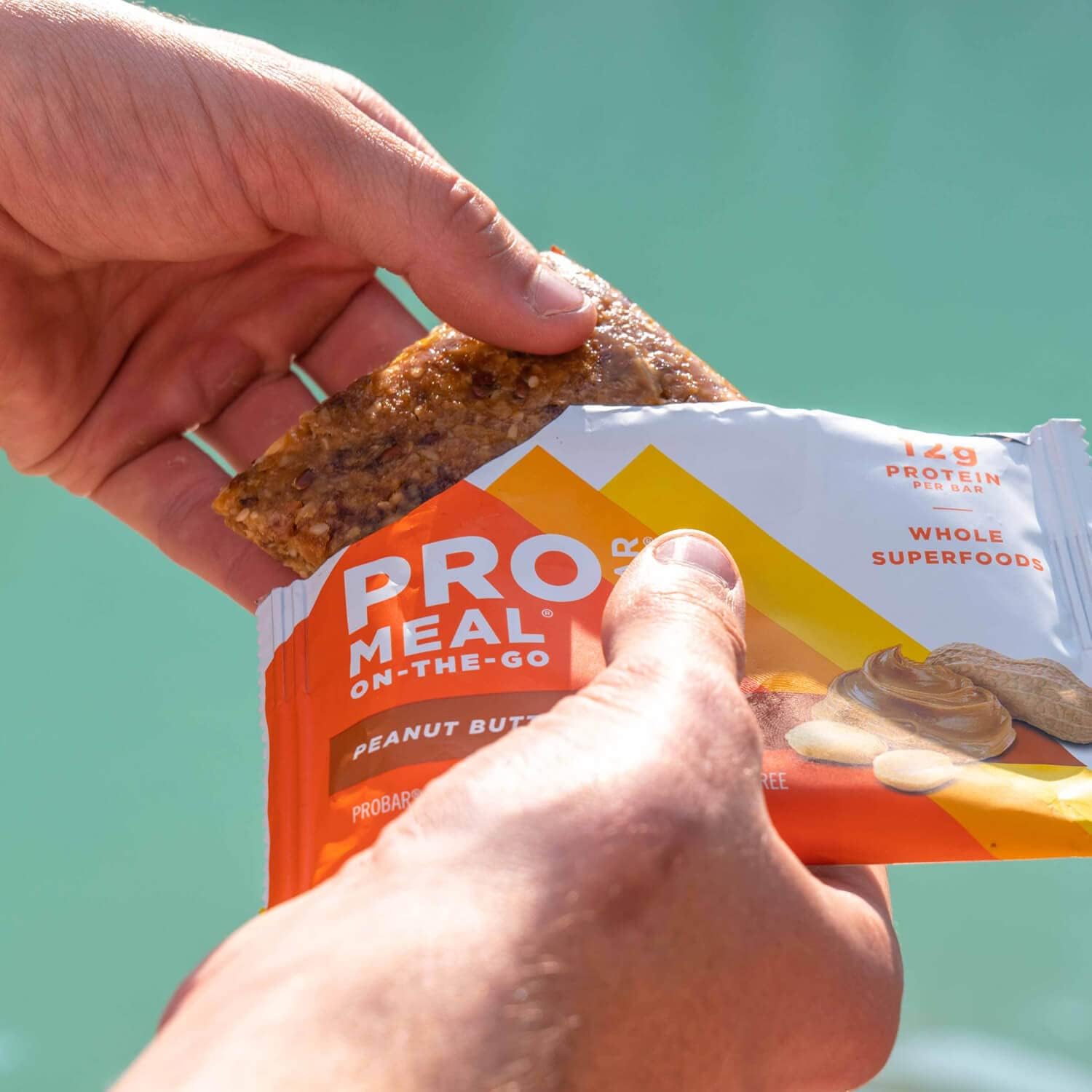 PROBAR Meal Bar Peanut Butter: 12 Count, Non-GMO, Gluten-Free, Plant-Based, Whole-Food, Natural Energy Boost - BoostGo Australia
