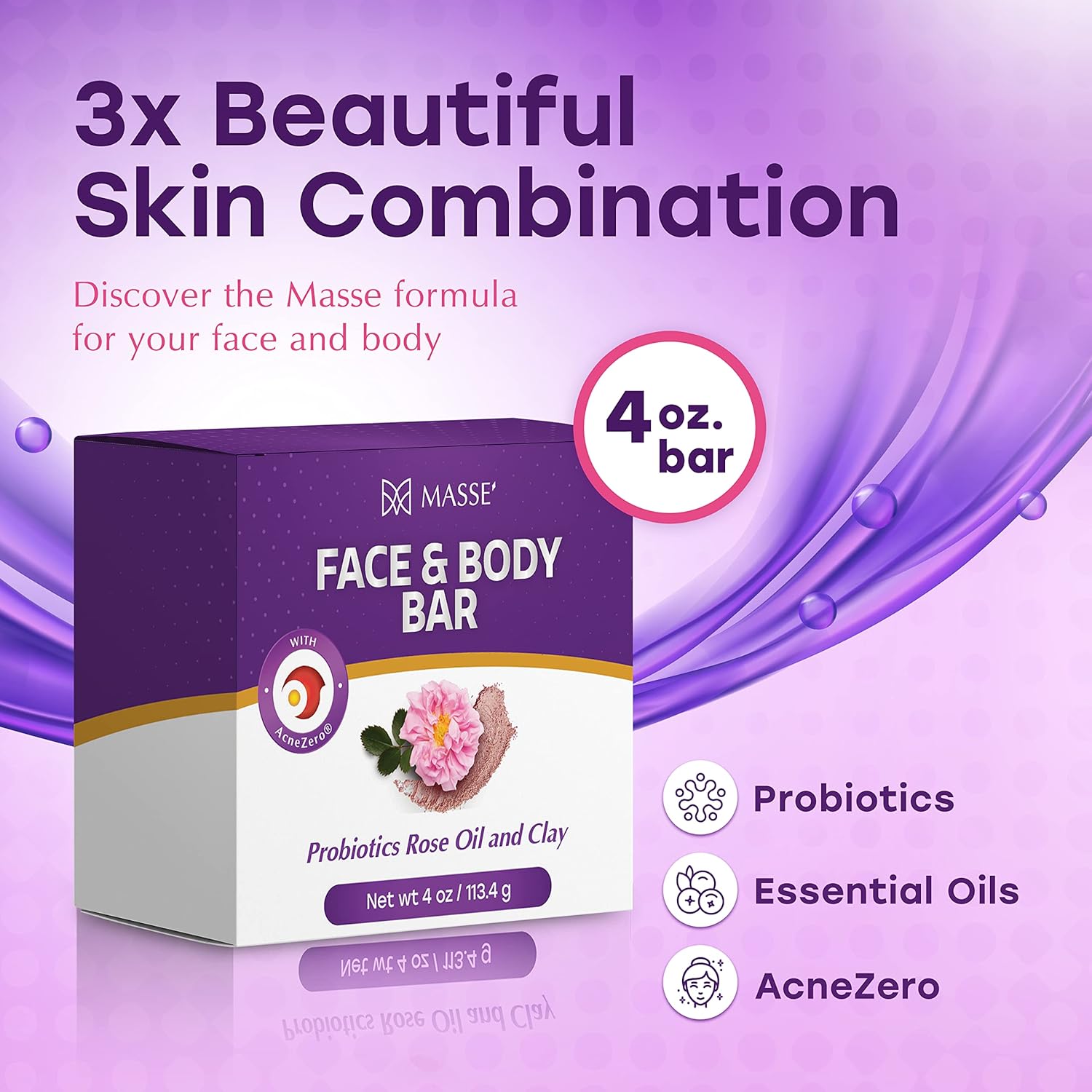 Probiotic Balance & Restore Dietary Supplement + Sensitive Skin Face Wash with AcneZero Cleanser