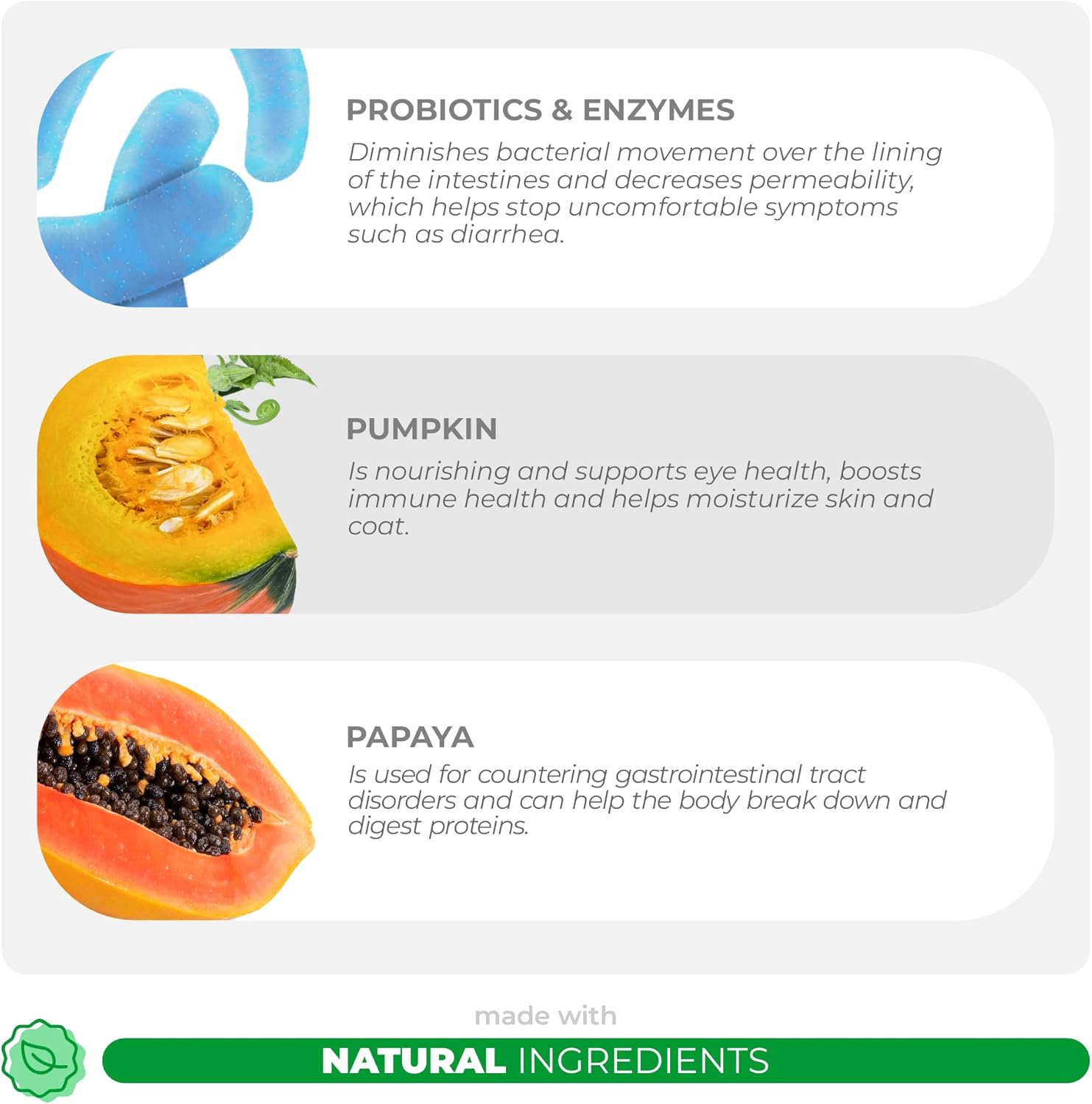 Probiotic Chewable Tablets for Dogs with Honey Pumpkin - Supports Digestive Health, Allergies, Bad Breath, and Constipation - 120 Count