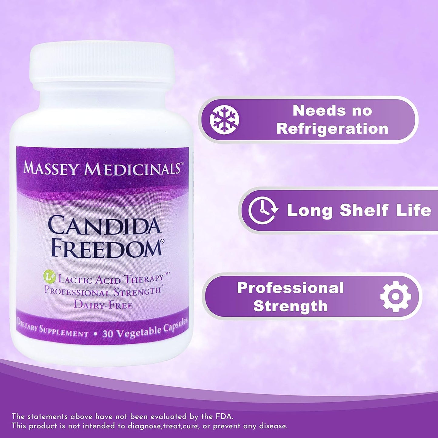 Probiotic Digestive Support Bundle: Candida Freedom MASSE Supplement & Lemon Body Soap