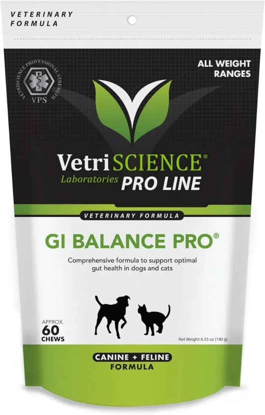 Probiotic Pet Supplement for Cats & Dogs - Supports Gut & Immune Health - Digestive Comfort Chews - 60 Count