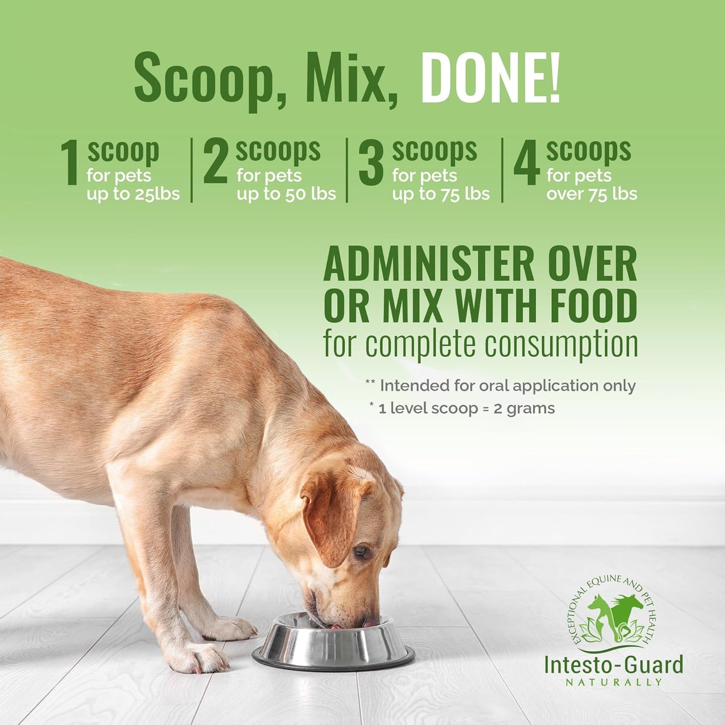 Probiotic Powder for Dogs & Cats: Supports Digestive Health, Immunity, and Gut Flora - 90 Scoops (180G)