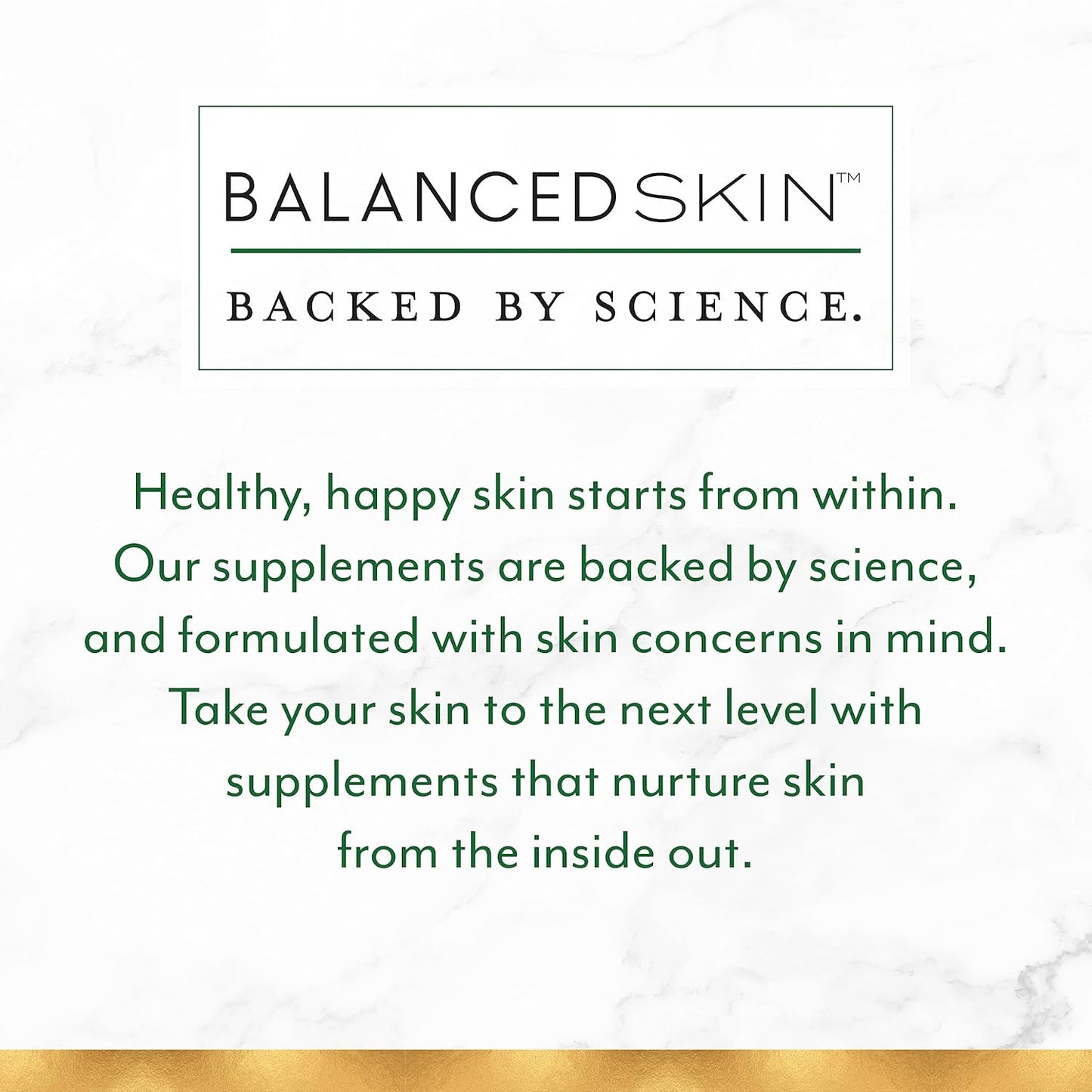 Probiotic Supplement for Balanced Skin & Digestive Health - 8 Billion CFU, 3 Strains, 60 Capsules, Vegetarian, Non-GMO