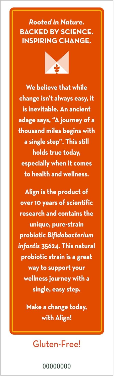 Probiotic Supplement for Daily Alignment, 14 Capsules, Gut Health Support