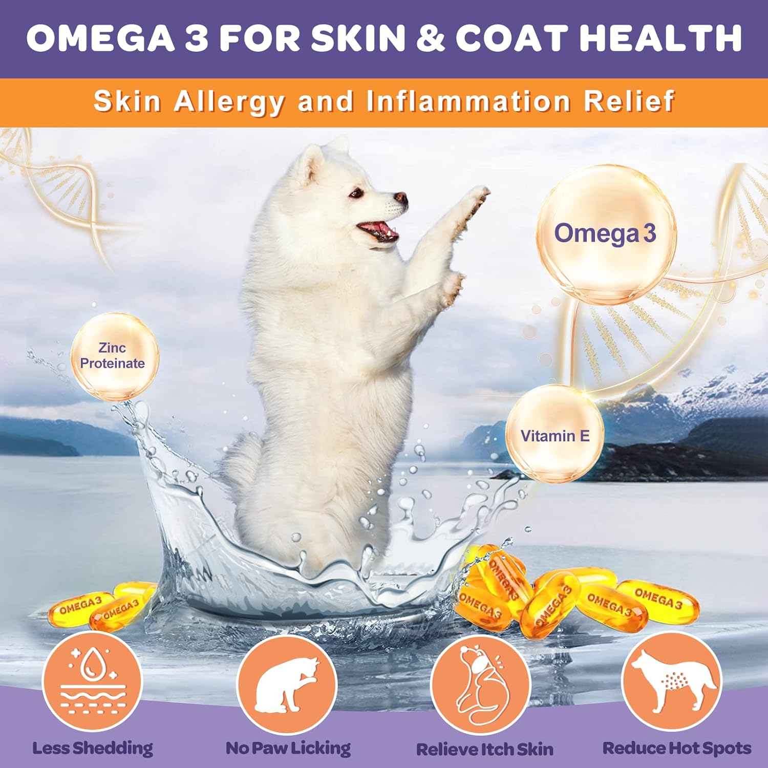 Probiotics and Omega 3 Fish Oil for Dogs - Nourishing Supplements for Canine Health