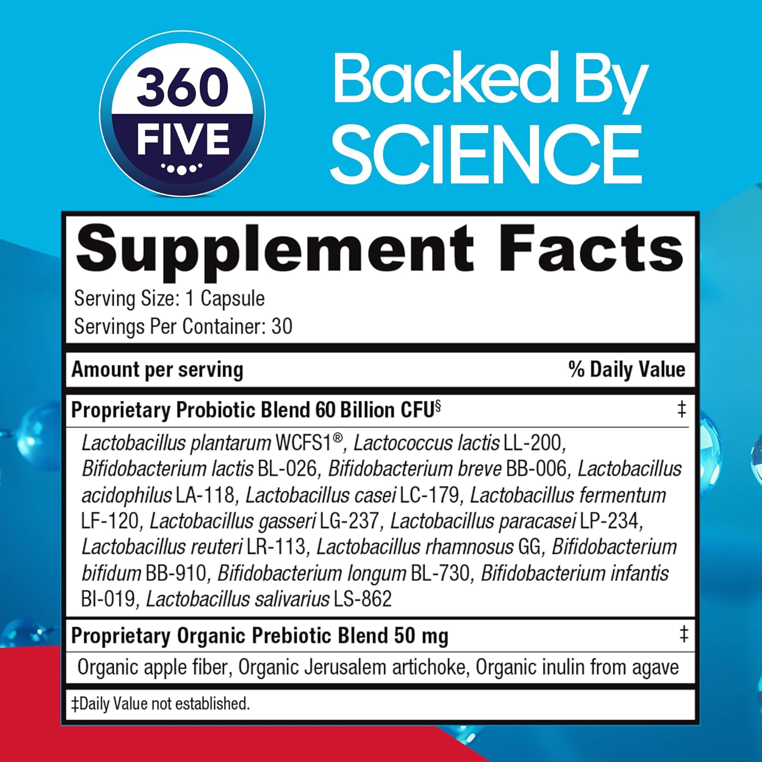 Probiotics Bundle for Cognitive & Brain Health, Memory & Focus Support, Gut Health & Digestion, 60 Vegan Supplements