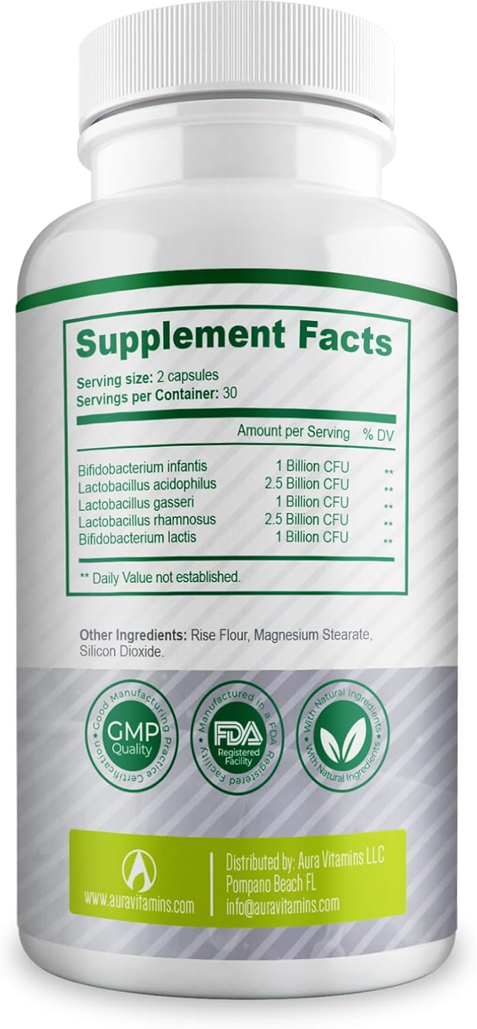 Probiotik Digestive Support with Multi Enzyme Probiotic for Gut Health - 60ct