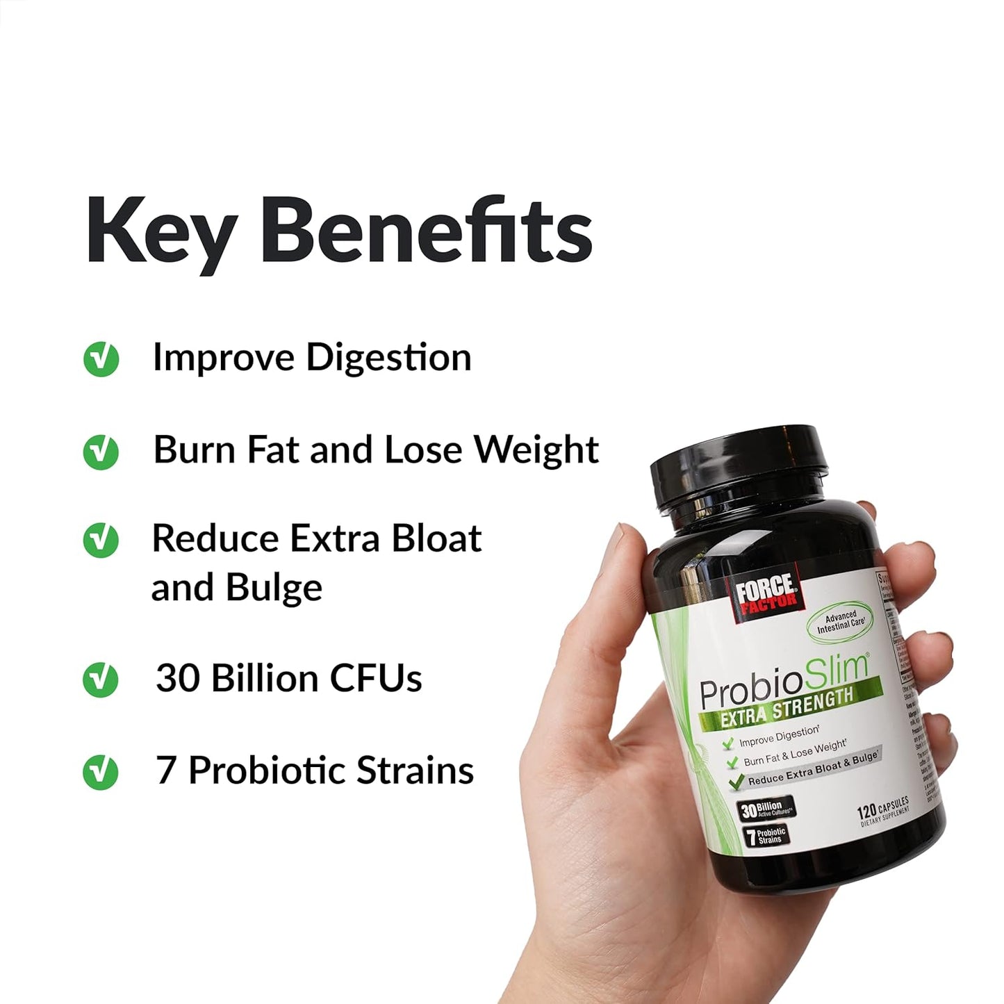 ProbiSlim Apple Cider Vinegar Gummies with LactoSpore Probiotics - Extra Strength 30 Billion CFUs for Women and Men