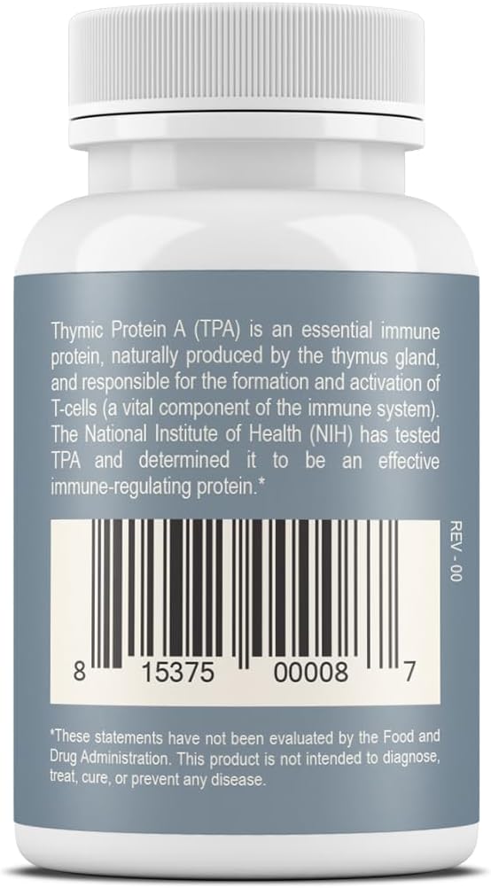 ProBoost Thymic Protein A Tablets: Immune System Support - All Natural, Non-GMO, Fast-Dissolve Sublingual - 60 Tablets