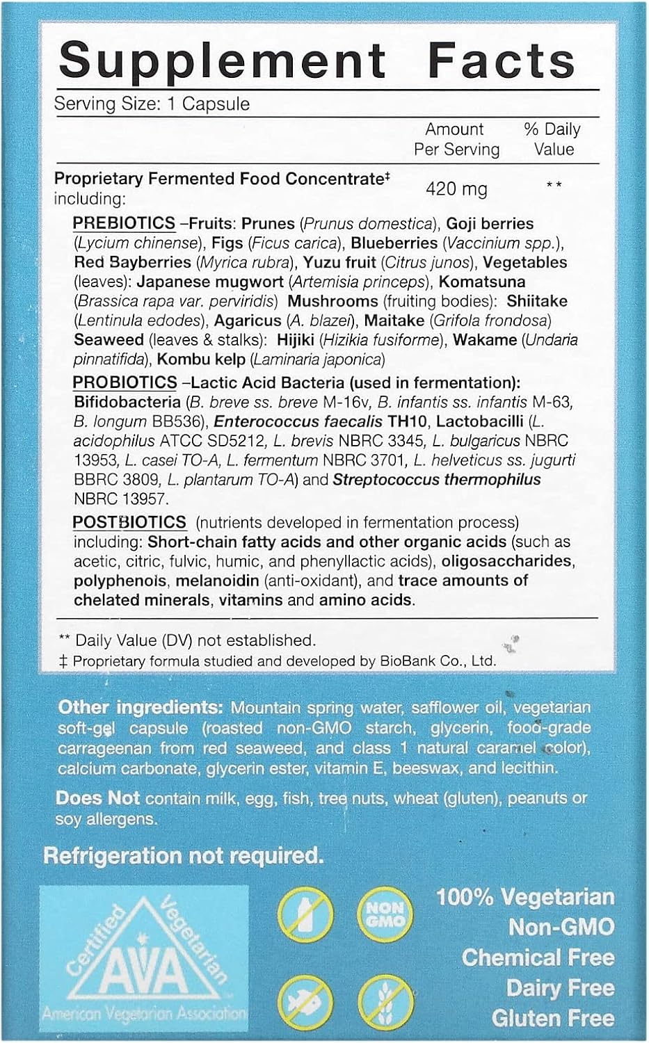 Professional Grade Dr. Ohhira's Probiotics: 120 Capsules, 72g Formula