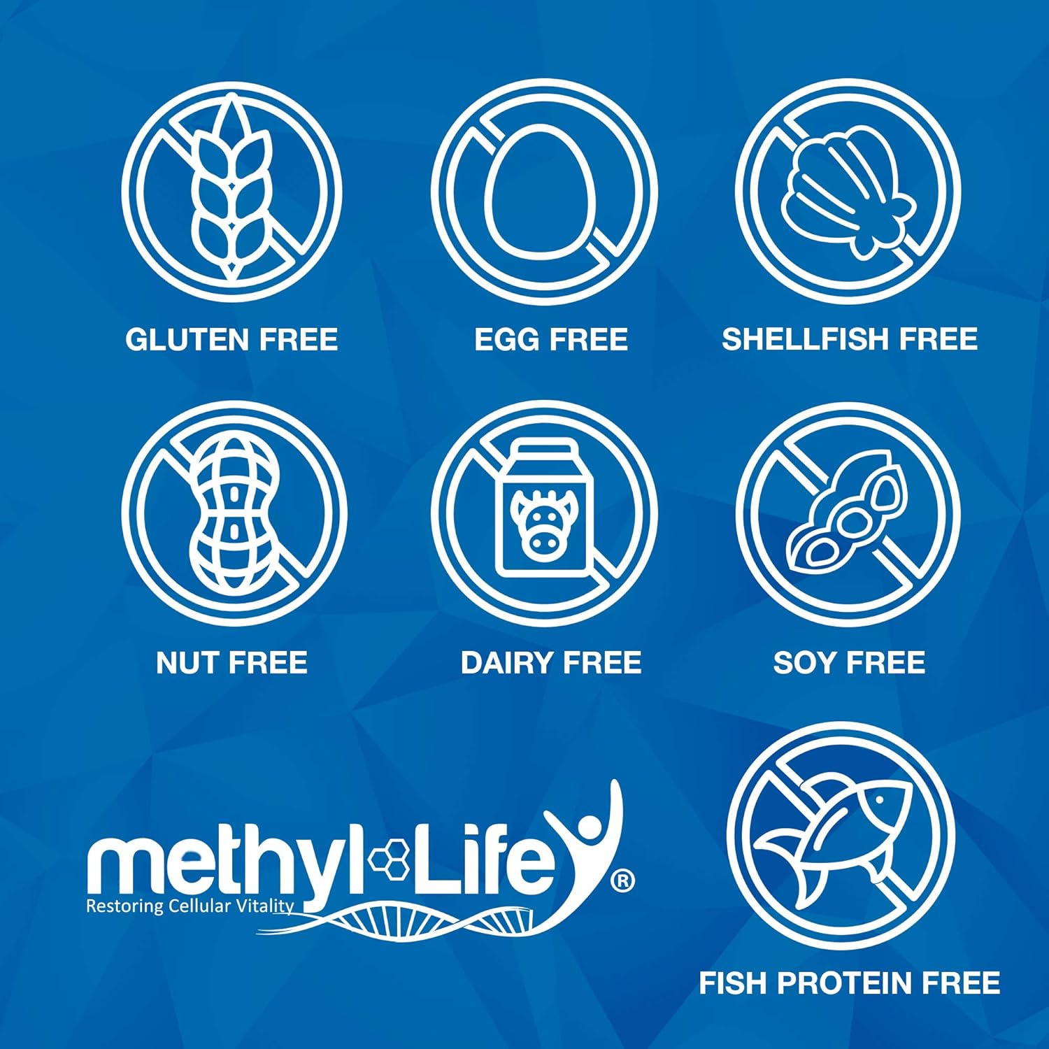 Professional Strength Methyl-Life Pure L-Methylfolate 15 mg Plus with Active B12 and Inositol - 30 Capsules