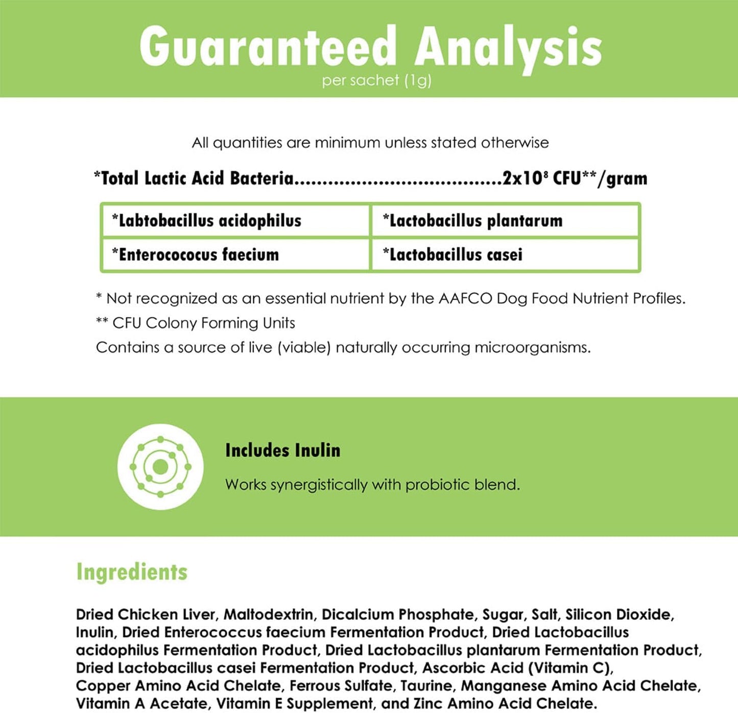 Proflora Probiotic for Dogs - Promotes Healthy Digestion, Boosts Immune System, Supports Normal Bowel Function, Improves Skin and Coat Health - 90 Servings, 3-Pack