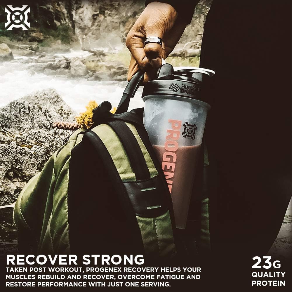 Progenex® Recovery Hydrolyzed Whey Protein Shake Drink Mix - Best Post Workout Supplement for Sore Muscles - Loco Mocha Flavor - 30 Servings