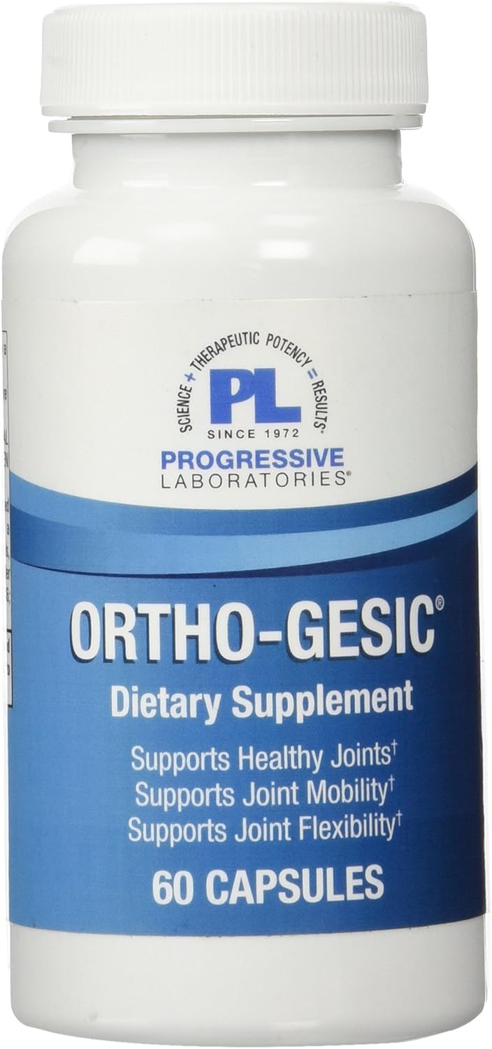 Progressive Labs Ortho-Gesic Supplement 60 Count - Natural Pain Relief Formula