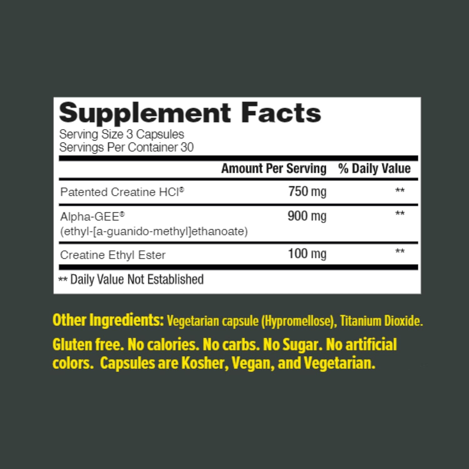 ProMera Sports Muscle Recovery Capsules with Concentrated Creatine and Alpha-GEE® for Soreness Relief and Muscle Health - 90 Count