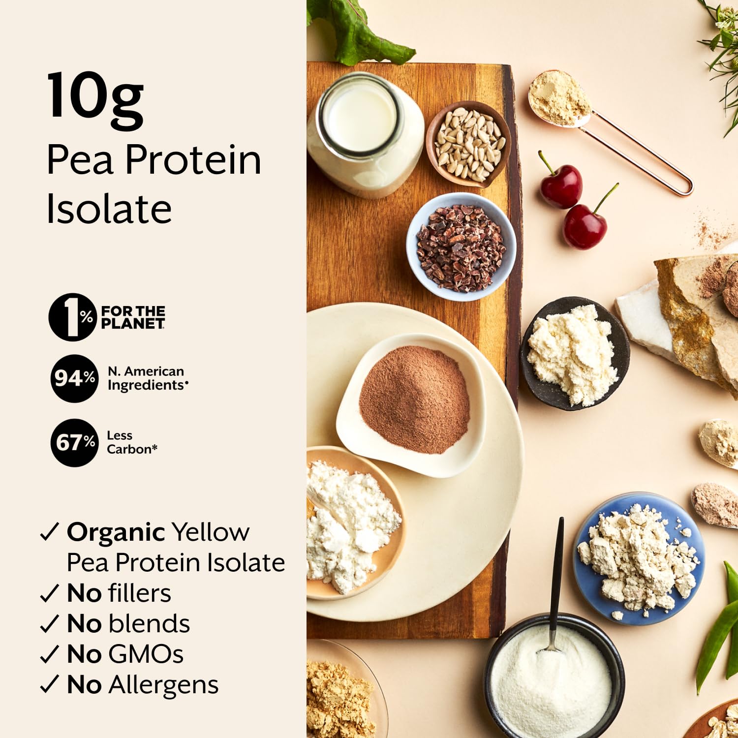 Promix Nutrition French Vanilla Vegan Protein Puff Bars | High Protein, Low Calorie Marshmallow Crispy Treat | Kosher, Soy Free