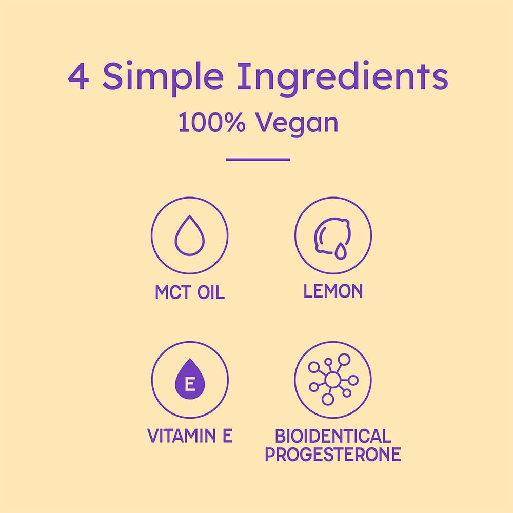 Proov Balancing Oil (Lemon) with Pro and Boost Supplements for Natural Progesterone and Estrogen Balance