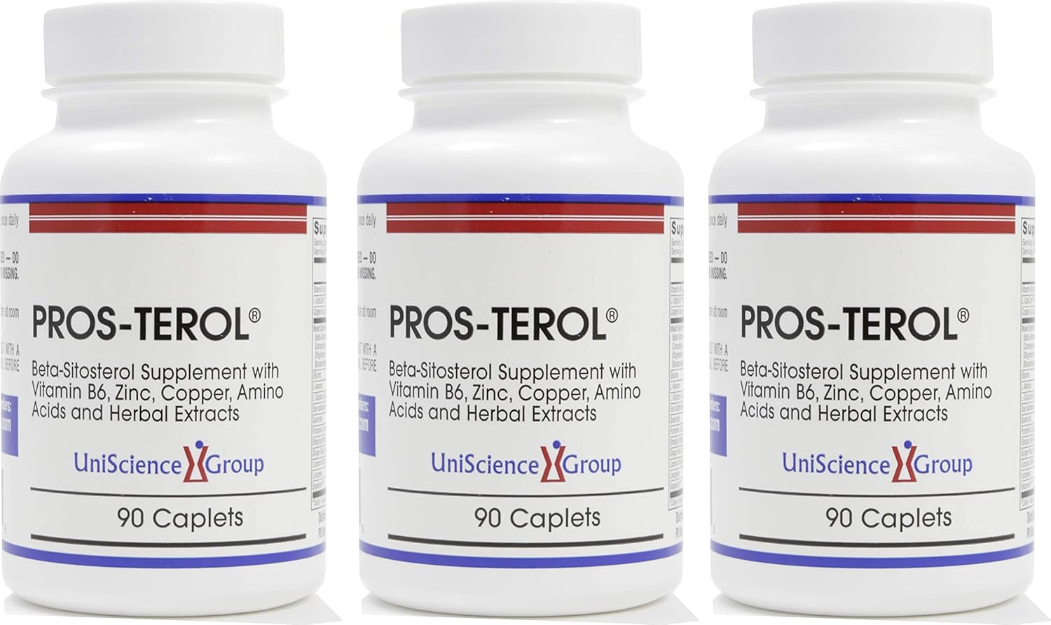 Pros-TEROL Prostate Relief Kit: 900mg Plant Sterols, Pumpkin Seed, Nettle Root, Ginger, Licorice Extracts