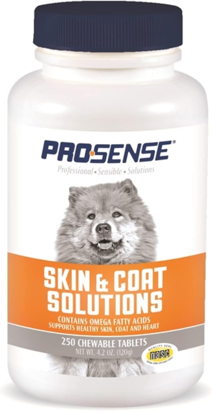 ProSense Skin and Coat Solutions - 250 Tablets for Healthy Skin and Coat