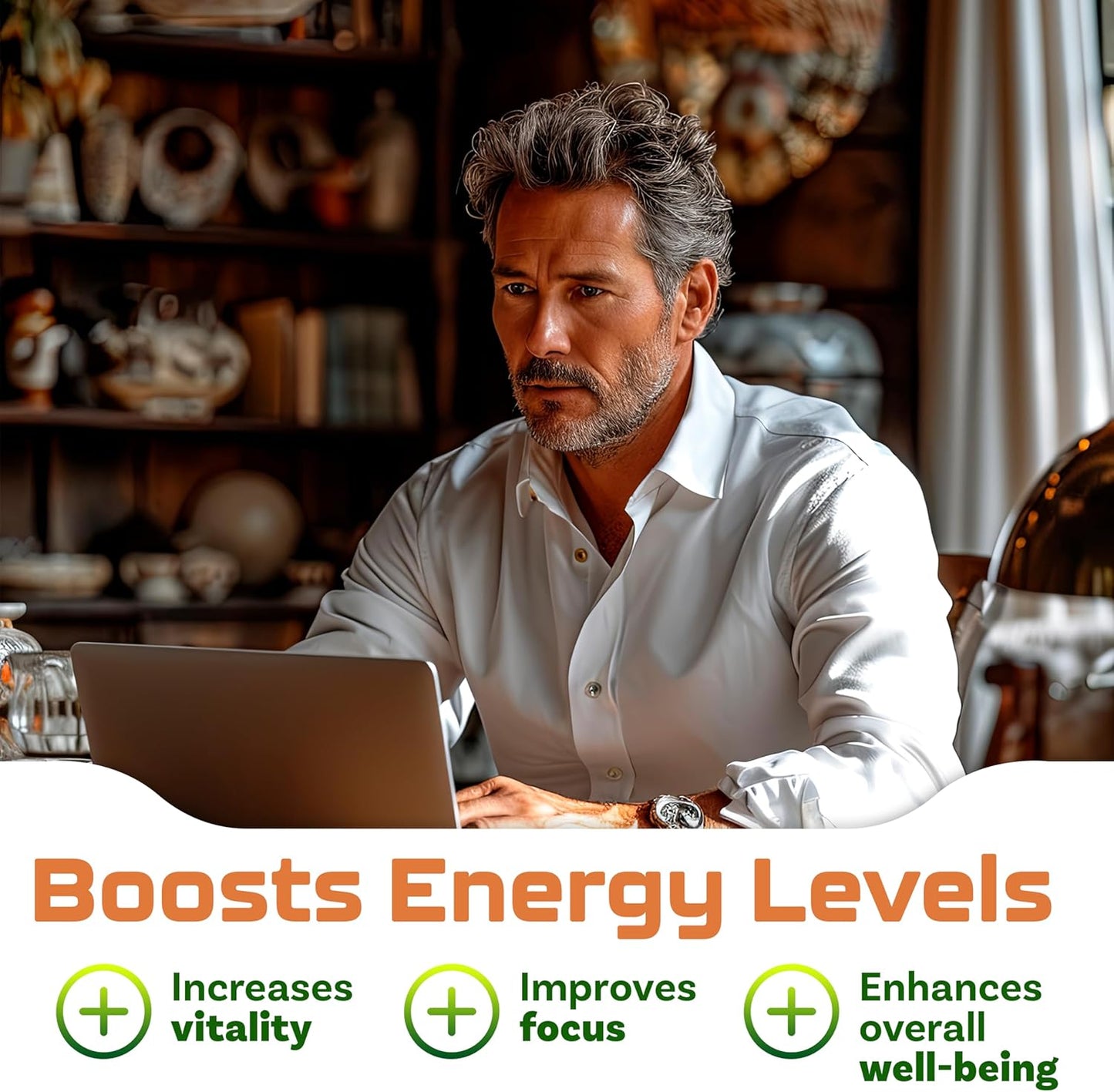 ProstaEros Prostate Support Supplement - 7 Natural Ingredients including Black Maca and Saw Palmetto - 60 Capsules