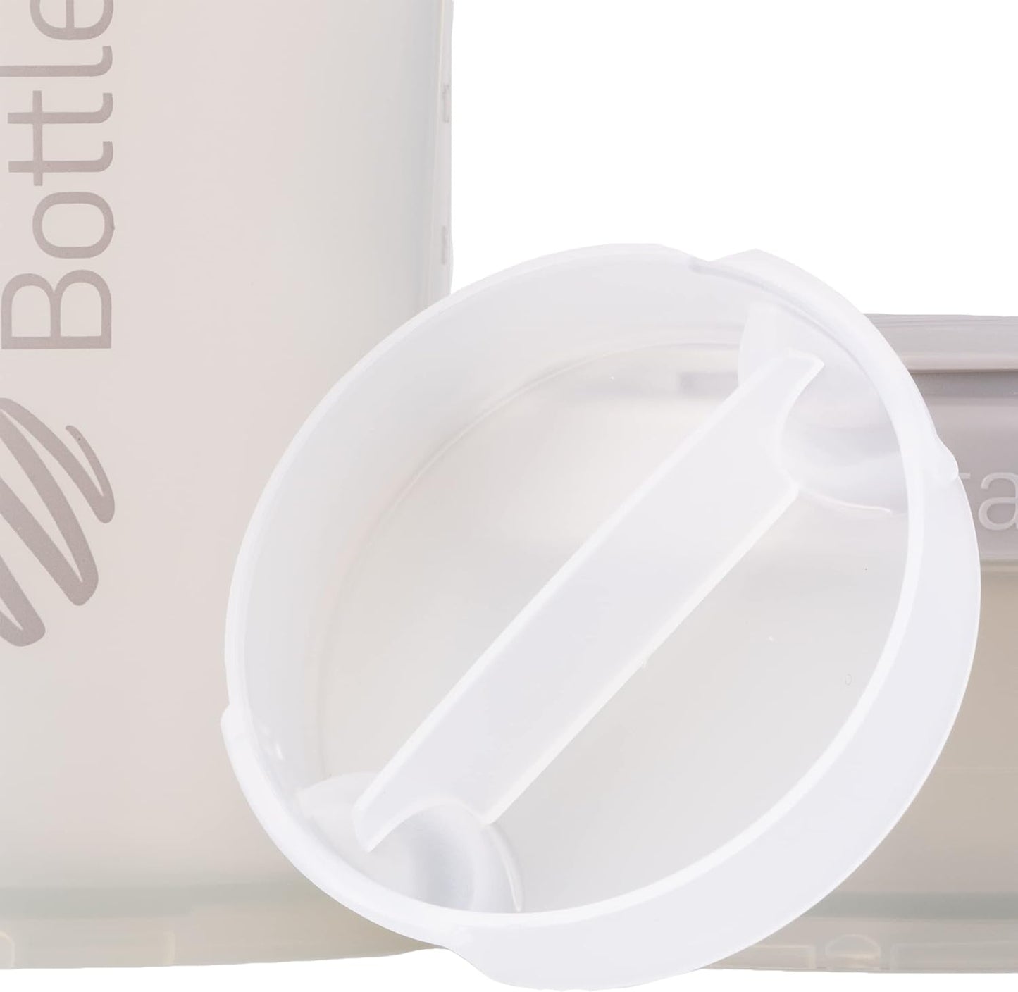 ProStak System Blender Bottle with Pill Organizer, Protein Powder Storage, 22oz Smoke Grey Shaker Bottle