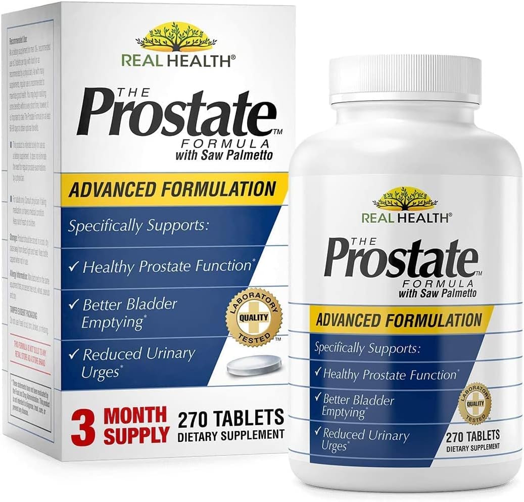 Prostate Formula with Saw Palmetto 270-Tablets for Real Health - EMERSON HEALTHCARE