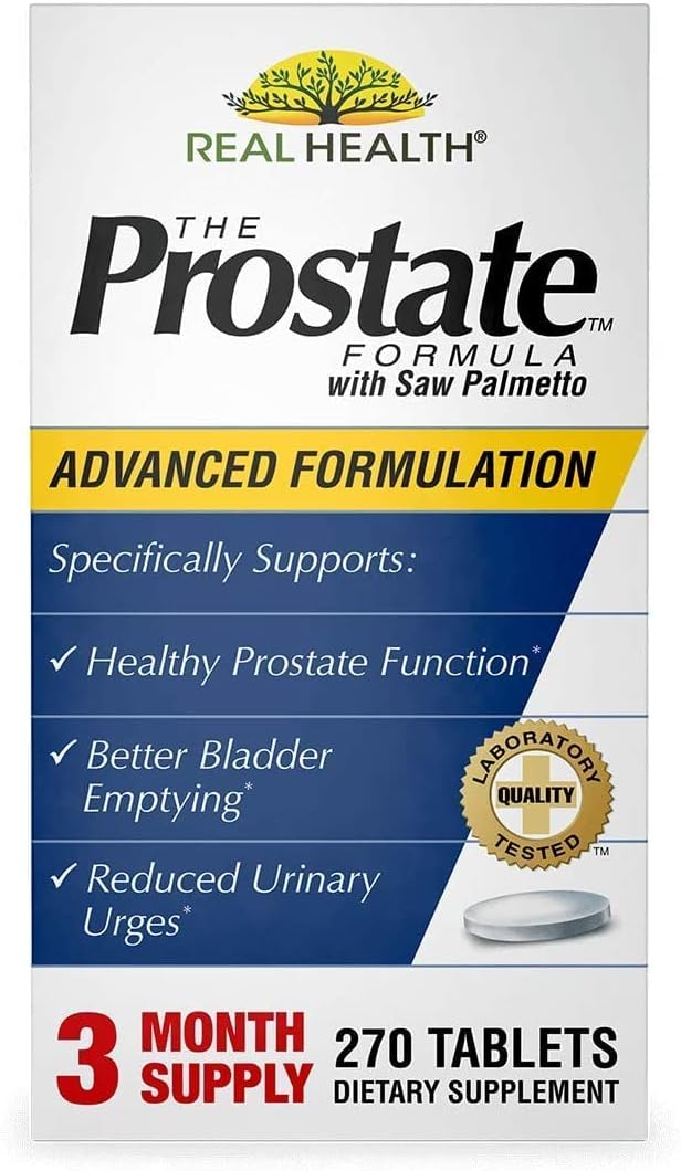 Prostate Formula with Saw Palmetto 270-Tablets for Real Health - EMERSON HEALTHCARE