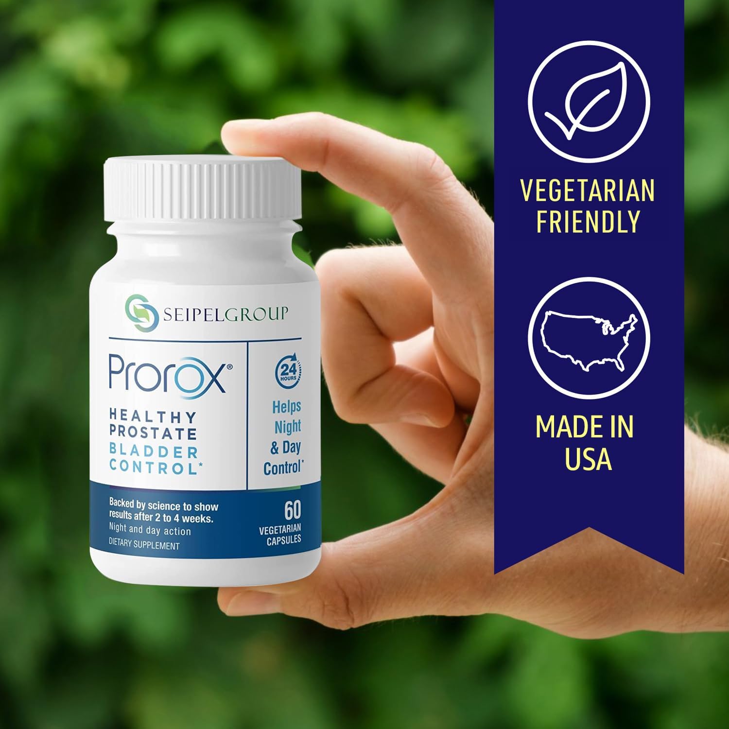 Prostate Health Supplements for Men, Saw Palmetto Capsules for Bladder Control, Supports Prostate and Bladder Health, Reduce Urgency, 60 Vegetarian Capsules