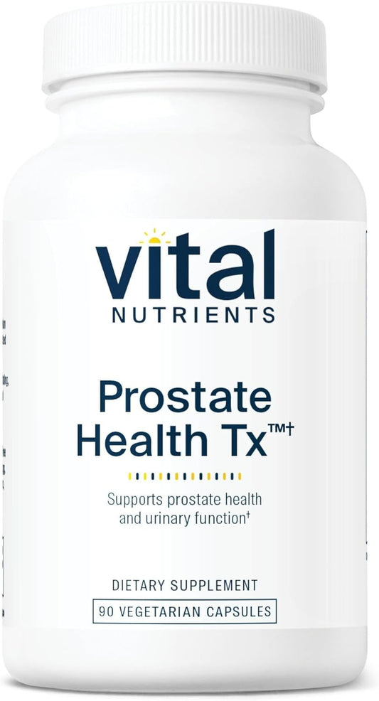 Prostate Health Support - 90 Vegetarian Capsules - Evidence-Based Formula for Vital Nutrients