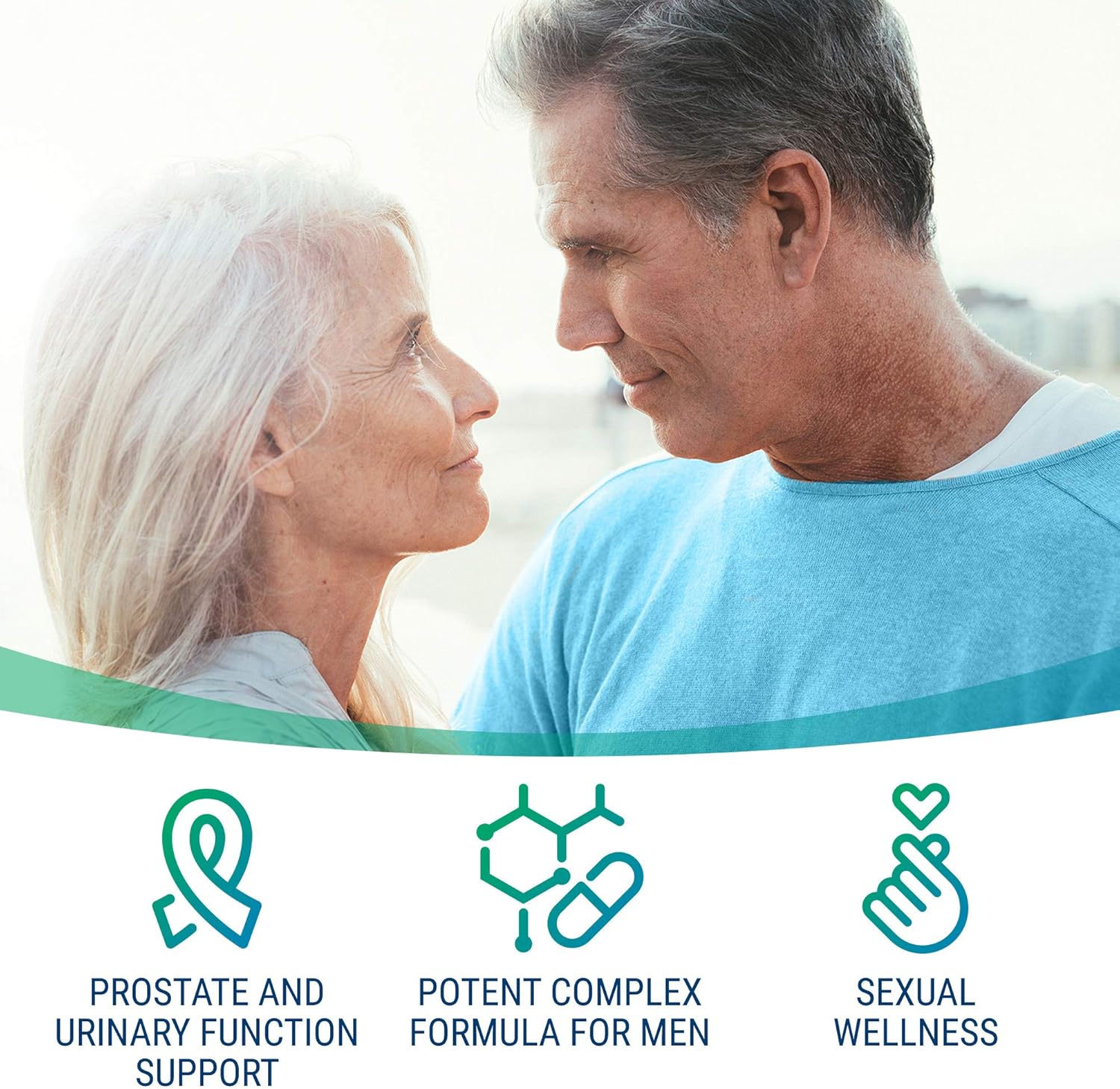 Prostate Health Support Bundle: Over-The-Counter Supplement + Vitamin ADK 10 + Olive Oil for Men (150 Capsules)