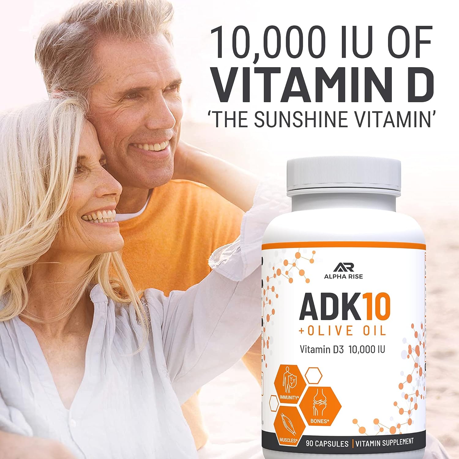 Prostate Health Support Bundle: Over-The-Counter Supplement + Vitamin ADK 10 + Olive Oil for Men (150 Capsules)