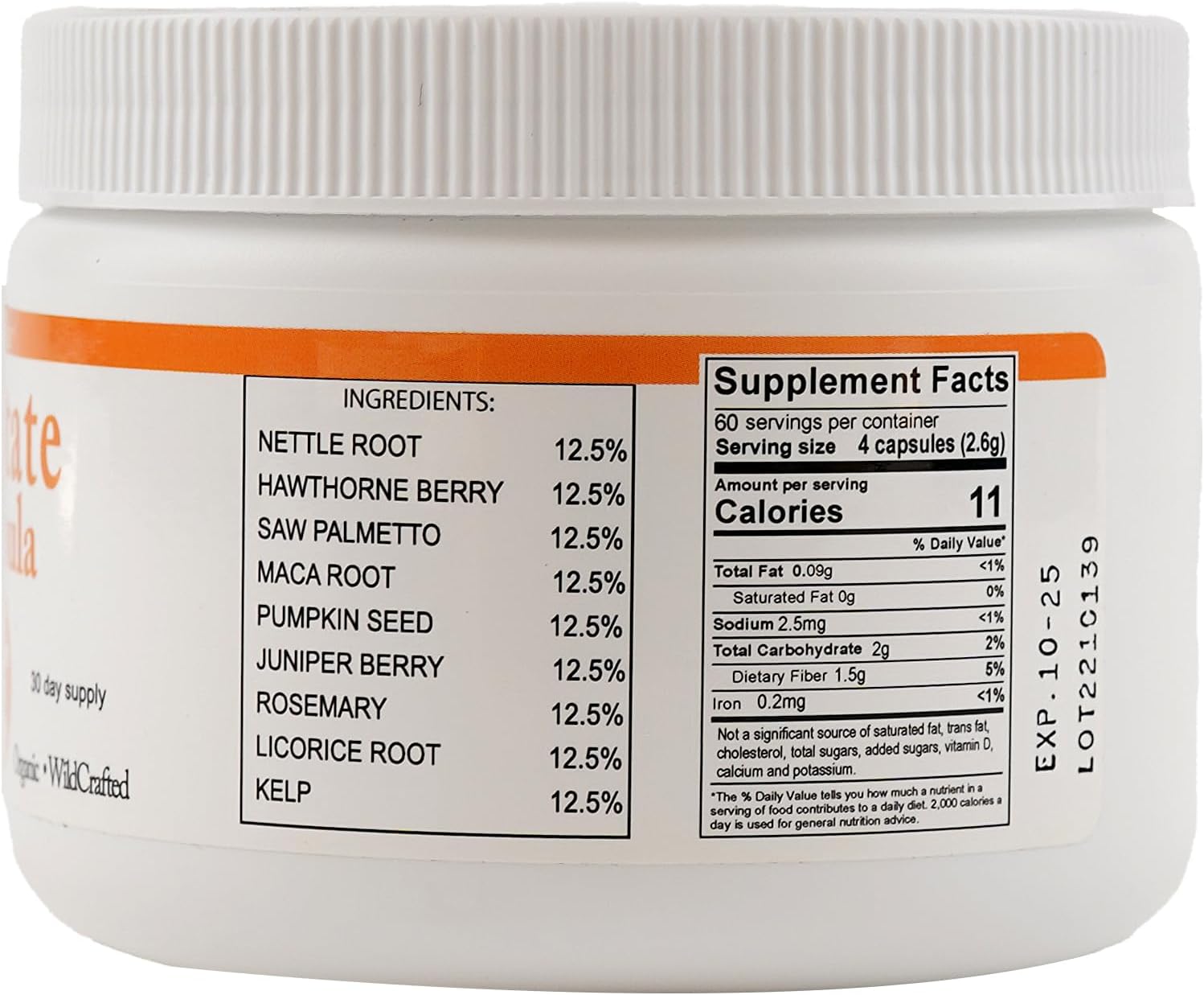 Prostate Health Support Capsules: Natural Botanical Formula