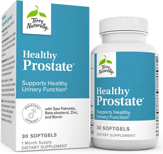 Prostate Health Support Softgels with Boron, Saw Palmetto, and Zinc - Non-GMO & Gluten-Free - 30 Softgels