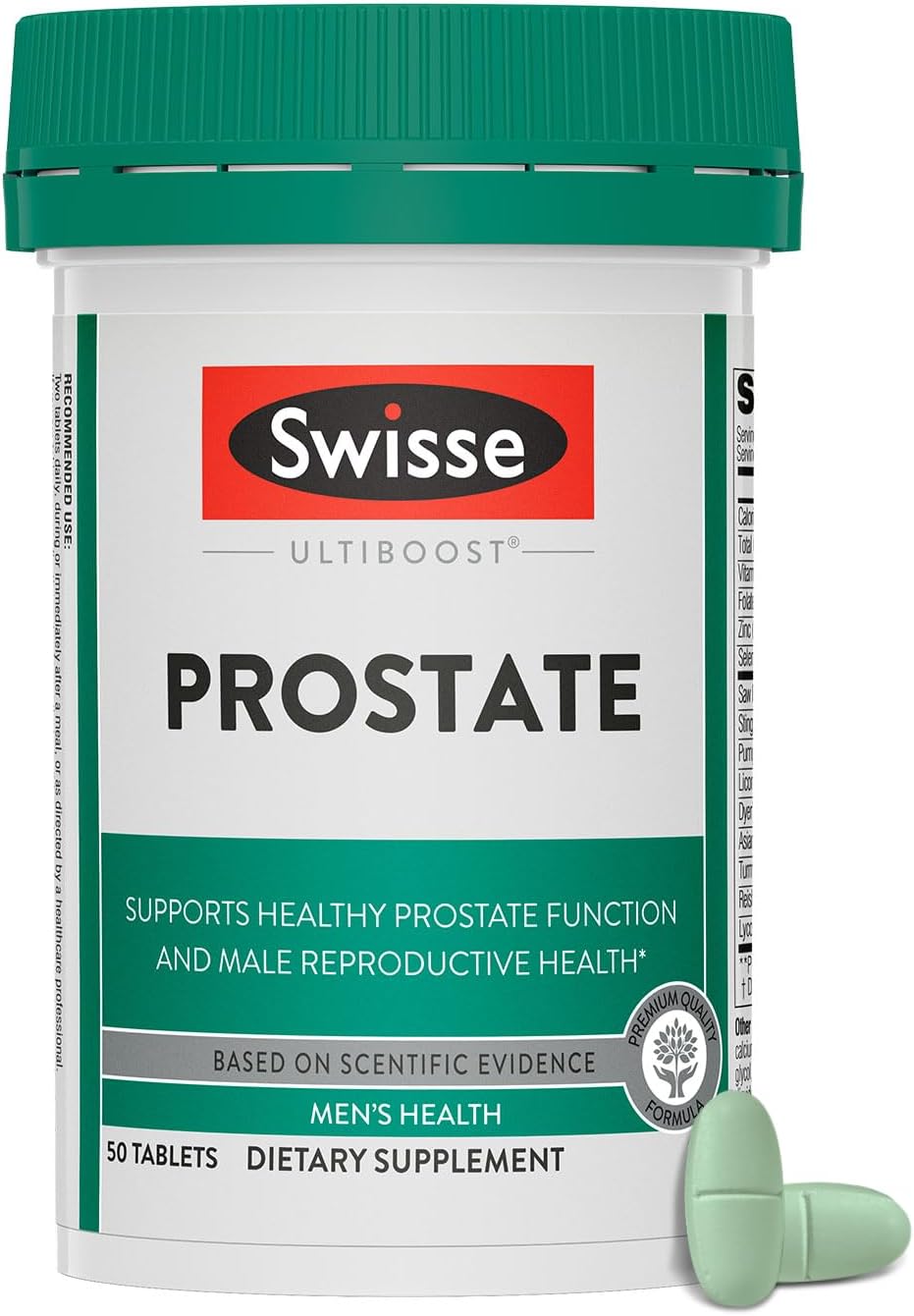 Prostate Health Support Supplement for Men | Saw Palmetto, Zinc, Selenium, Stinging Nettle Root | 50 Tablets