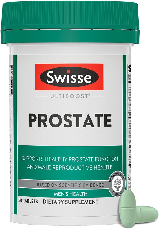 Prostate Health Support Supplement for Men | Saw Palmetto, Zinc, Selenium, Stinging Nettle Root | 50 Tablets