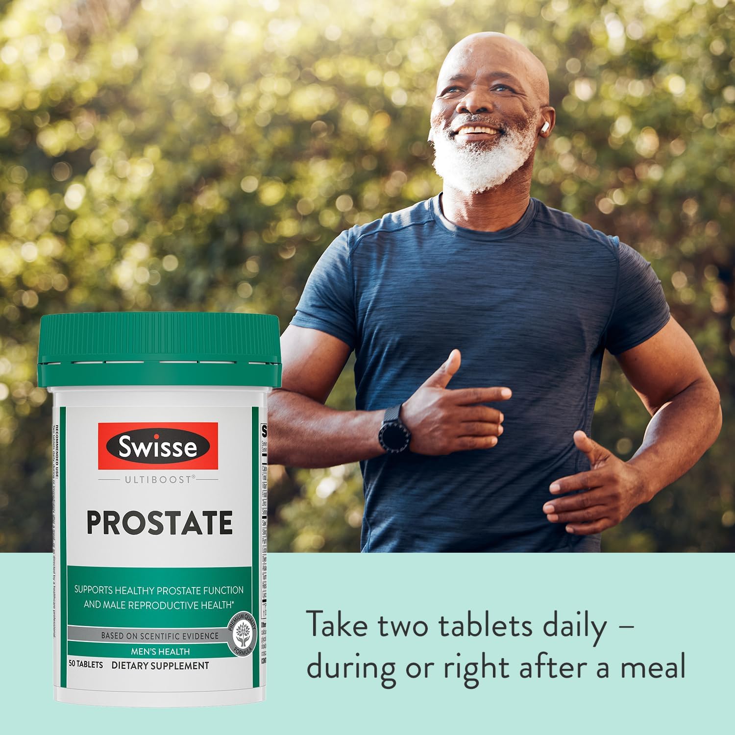Prostate Health Support Supplement for Men | Saw Palmetto, Zinc, Selenium, Stinging Nettle Root | 50 Tablets