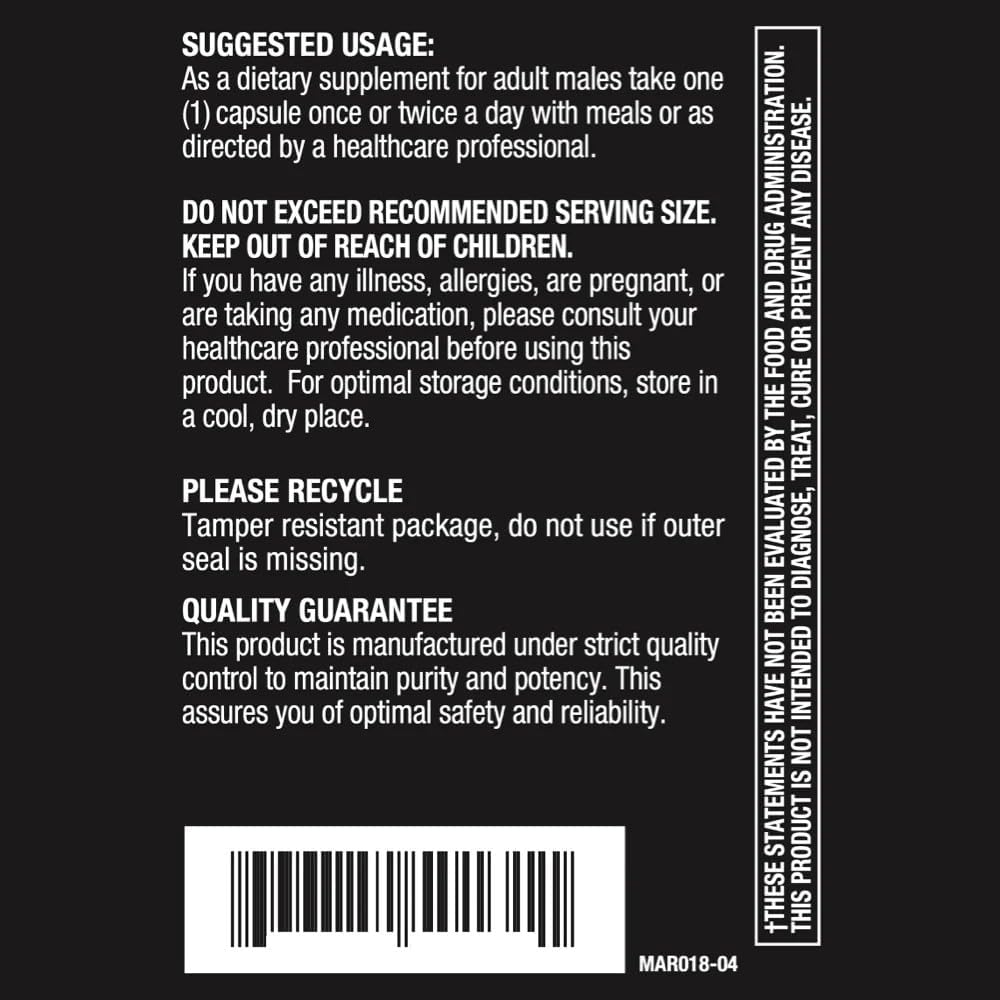 Prostate Hx Health Supplement for Men - Advanced Prostate Support - Non-GMO - 120 Capsules