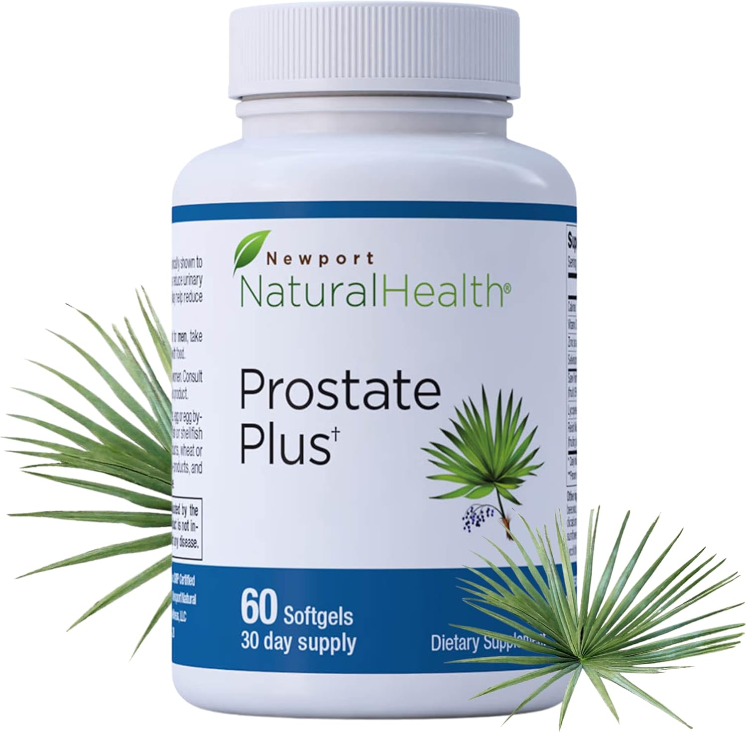 Prostate Plus: Saw Palmetto & Reishi Mushroom Formula for Men's Health - Supports Prostate Health, Urinary Control, and Better Sleep