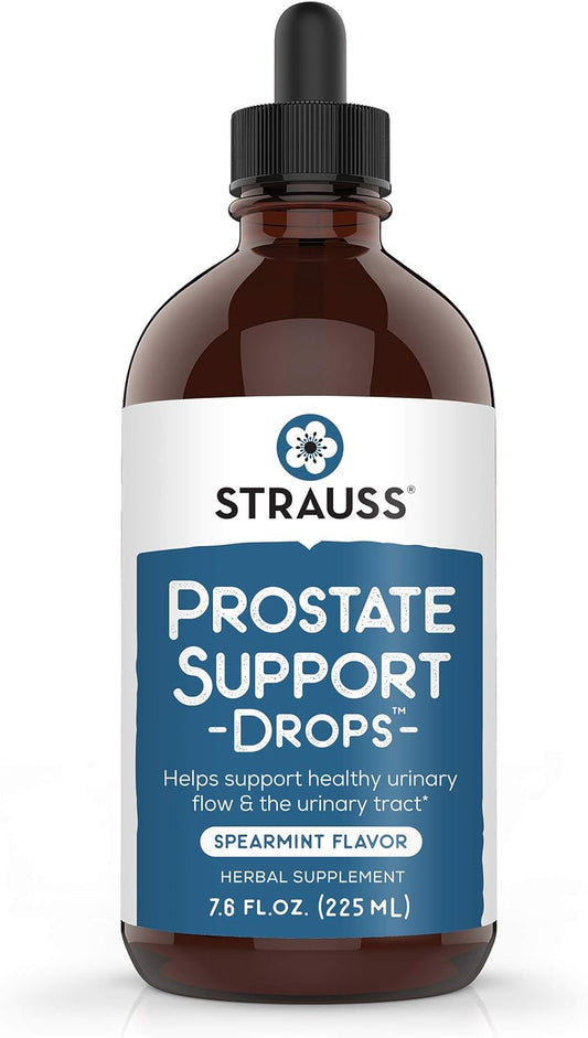 Prostate Support Drops - Natural Supplement for Men, Urinary Tract Health, Gluten/Soy-Free, 7.6 fl oz