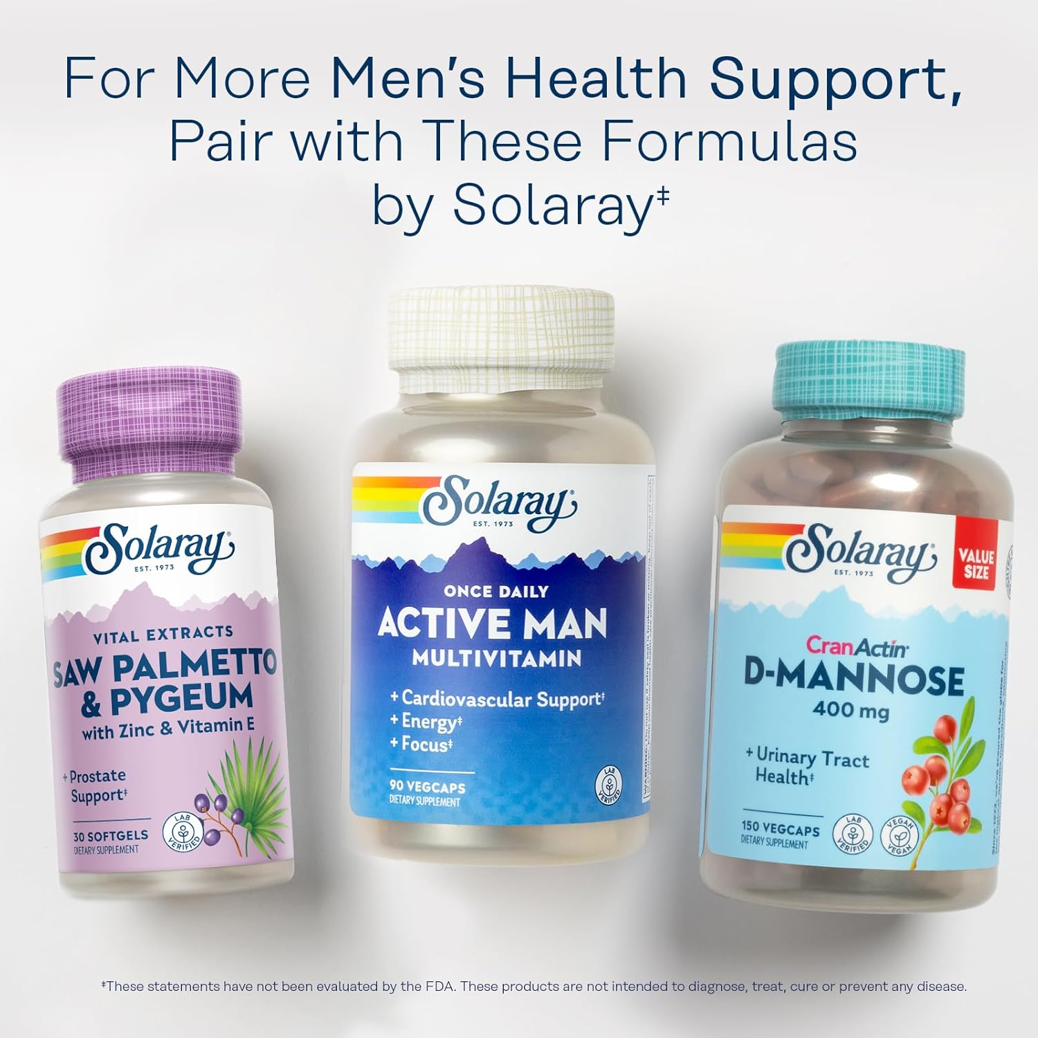 Prostate Support Supplement for Men - Saw Palmetto & Pygeum Blend with Zinc, Vitamin E, and Pumpkin Seed Oil - 30 Softgels, 60-Day Guarantee
