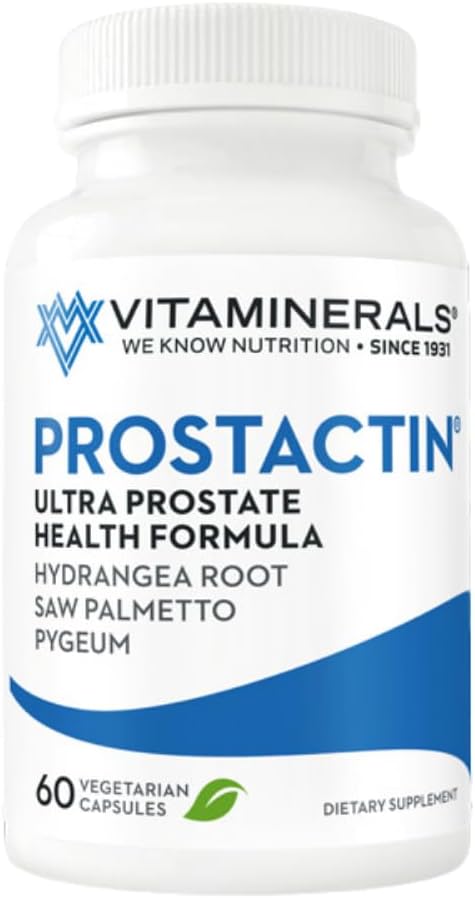 Prostate Support Supplement with Saw Palmetto, Pygeum, Lycopene, Pumpkin Seed - 60 Veggie Capsules